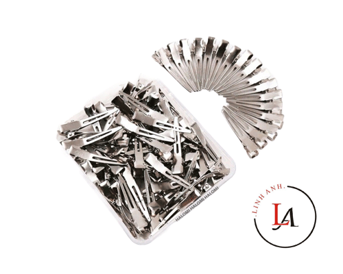 Kẹp vịt inox bé hộp 70c